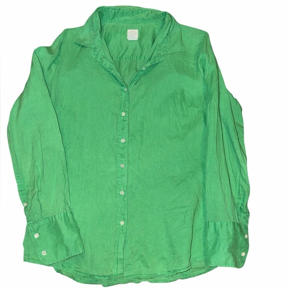 J.Crew Linen Button Down - Picture 2 of 3